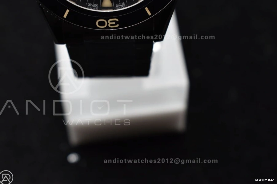 300 Bracelet 1060 Heritage 1:1 Super Tailored on Seamaster SS Edition Black Best Dial VSF Clone A8912 0518